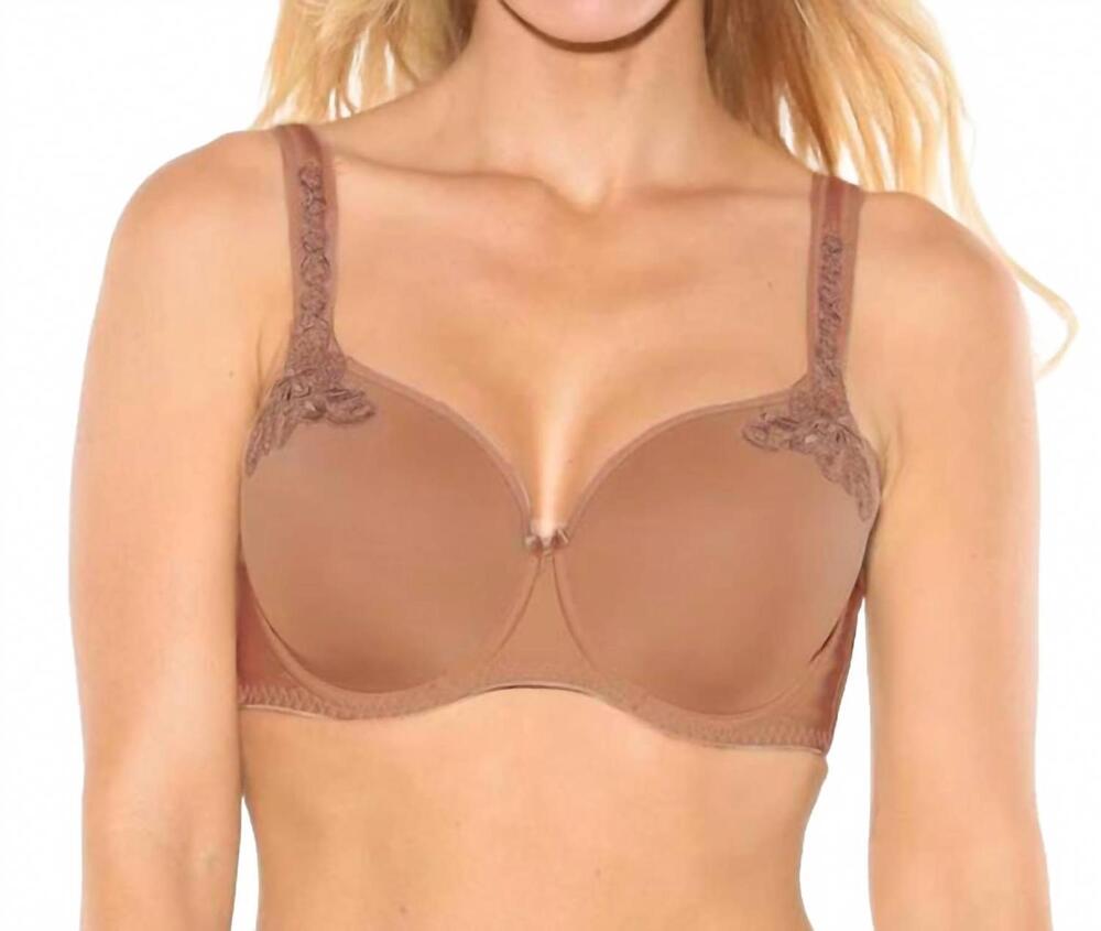 NEW FIT FULLY YOURS maxine molded cup bra in mocca